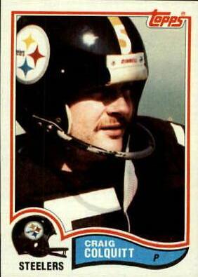 Craig Colquitt #206 Football Cards 1982 Topps