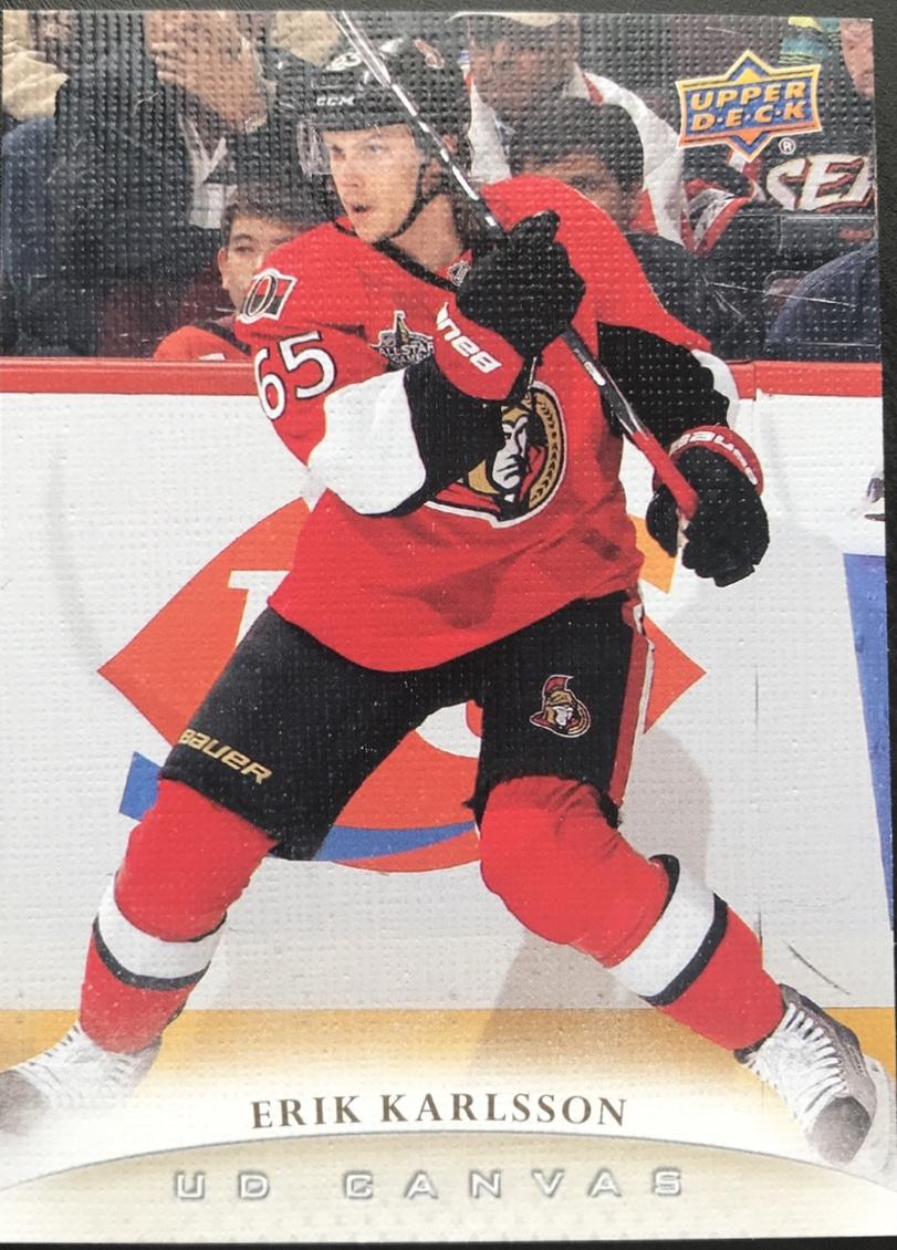 Erik Karlsson #C175 2011-12 Upper Deck Hockey UD Canvas