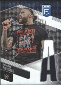 Roman Reigns #4 Wrestling Cards 2023 Donruss Elite WWE Spellbound