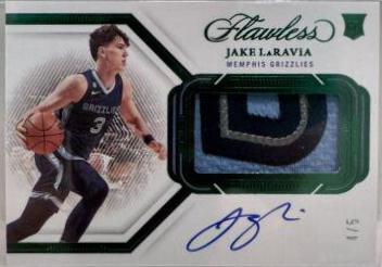 Jake LaRavia [Emerald Horizontal Patch Auto] #47