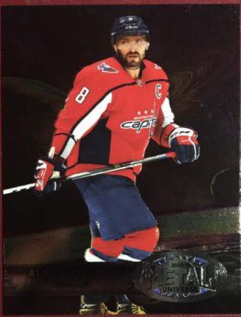Alex Ovechkin #R-24 Hockey Cards 2020 Skybox Metal Universe Retro