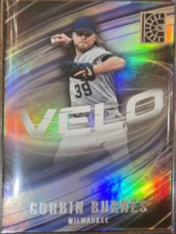 Corbin Burnes #V-9 Baseball Cards 2022 Panini Capstone Velo