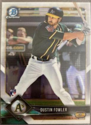 Dustin Fowler #80 Baseball Cards 2018 Bowman Chrome