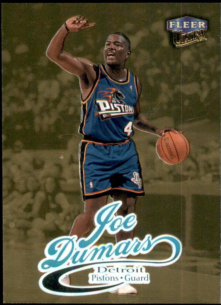 Joe Dumars #25G 1998 Ultra Gold Medallion Basketball