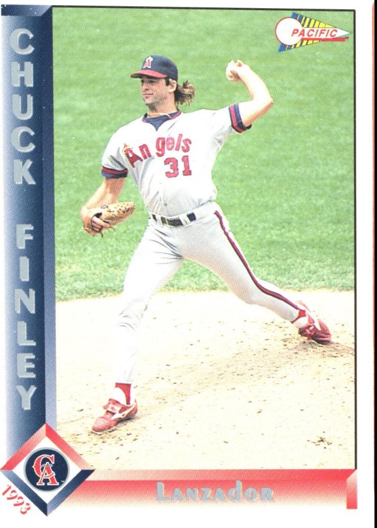 Chuck Finley #44 Baseball Cards 1993 Pacific Spanish