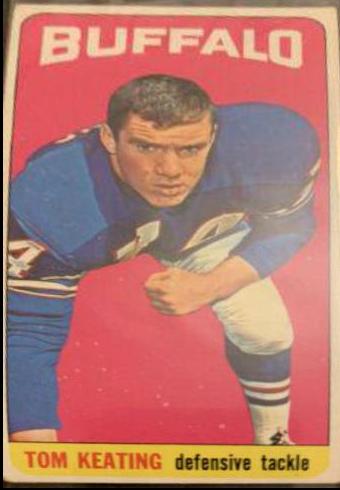 Tom Keating #34 Football Cards 1965 Topps