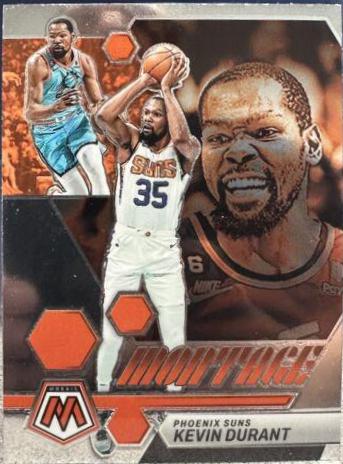 Kevin Durant #2 Basketball Cards 2022 Panini Mosaic Montage
