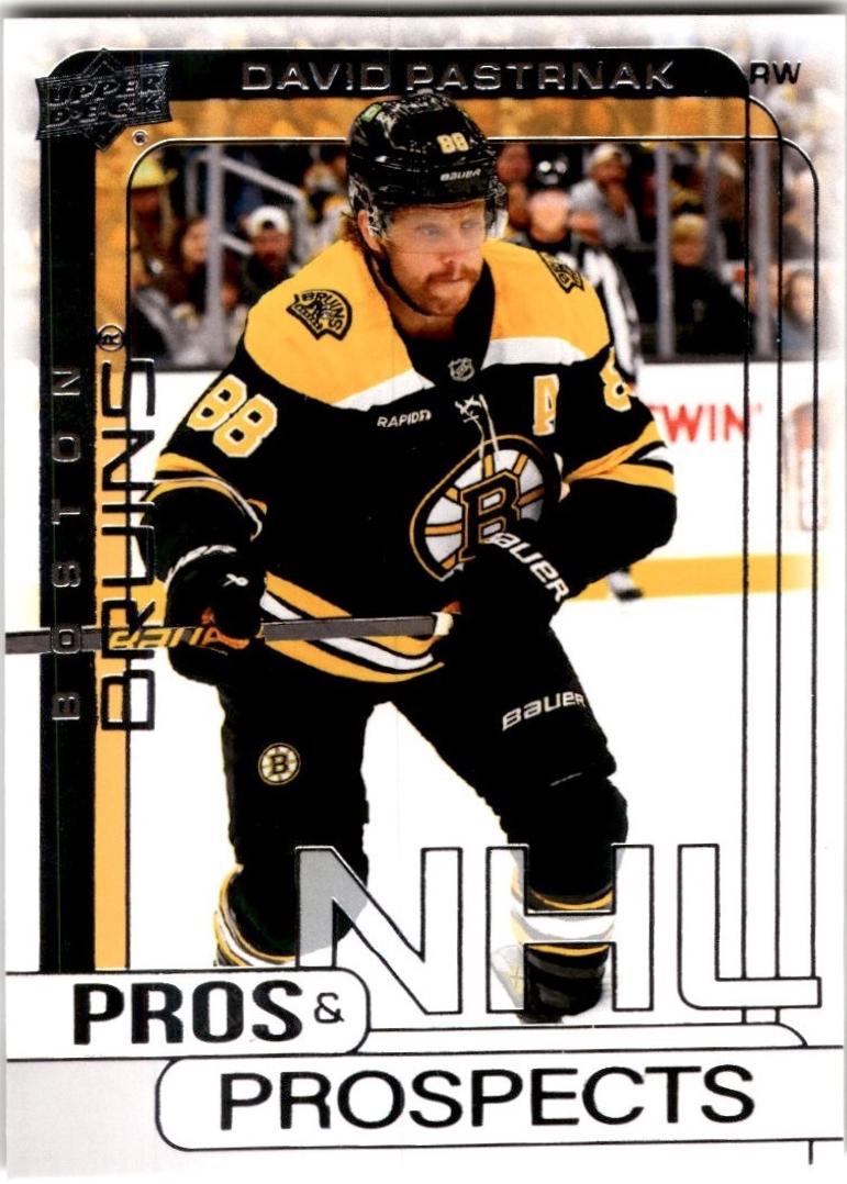 David Pastrnak #PP-11 Hockey Cards 2024 Upper Deck Pros and Prospects
