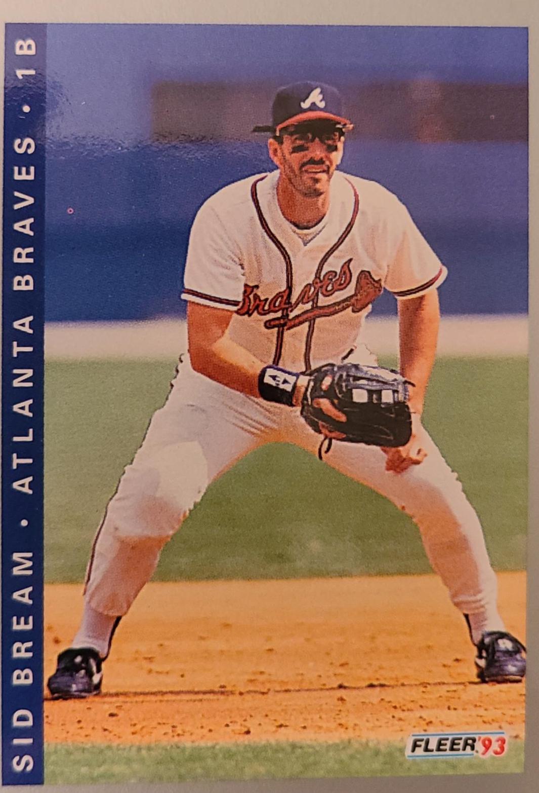 Sid Bream #2 Baseball Cards 1993 Fleer
