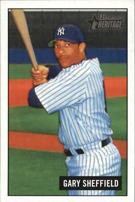 Gary Sheffield #65 Baseball Cards 2005 Bowman Heritage