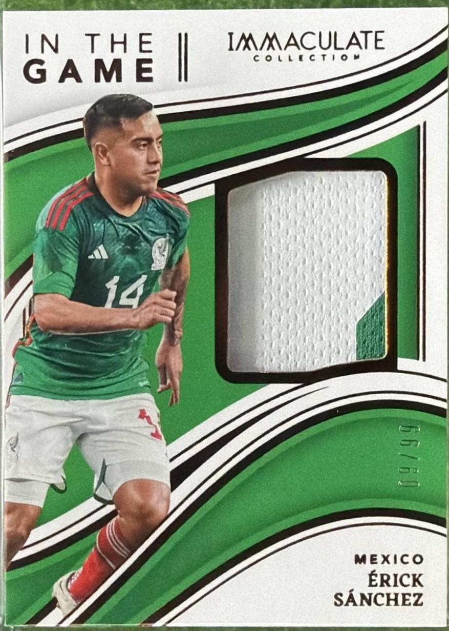 Erick Sanchez #IG-ES 2023 Panini Immaculate In The Game Patch Soccer