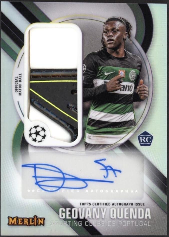 Geovany Quenda #MBS-GQ Prices | 2024 Topps Merlin UEFA Match Ball