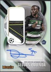 Geovany Quenda #MBS-GQ Prices | 2024 Topps Merlin UEFA Match Ball