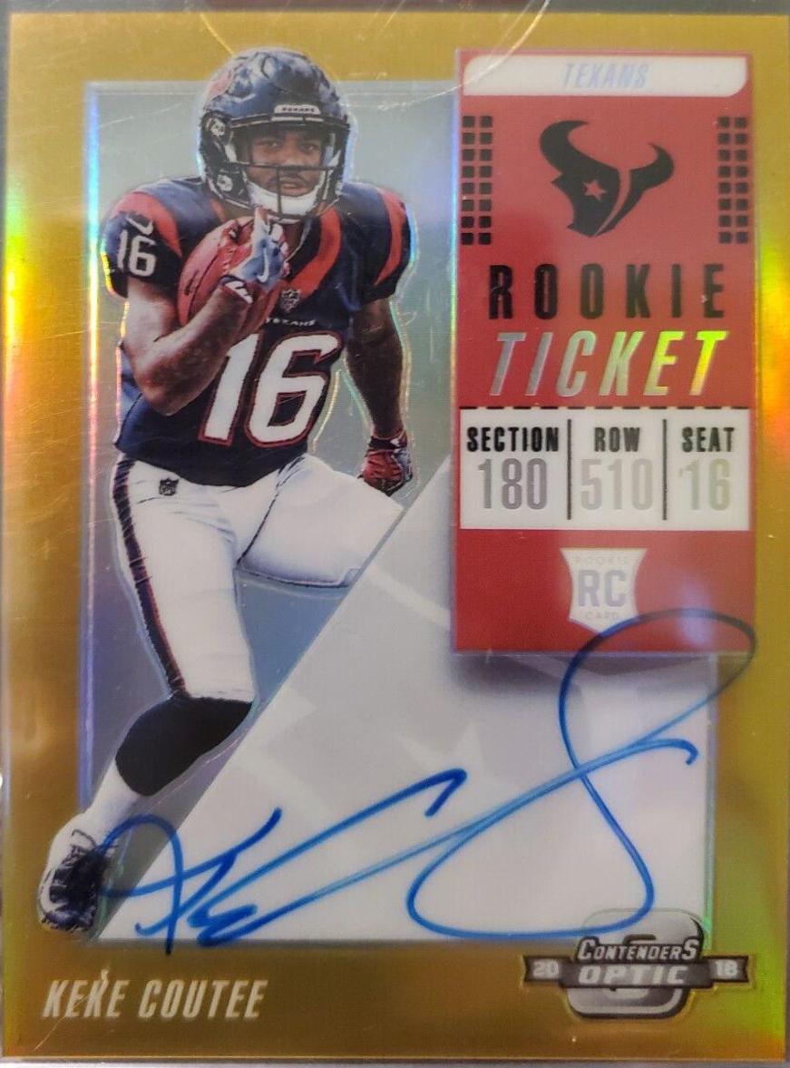 Keke Coutee [Autograph Gold] #128