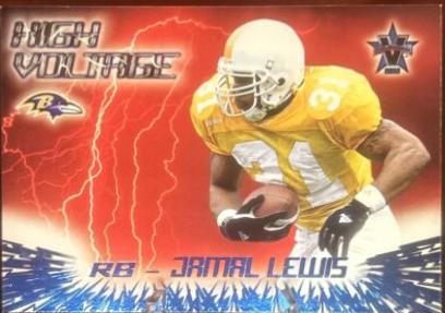Jamal Lewis #2 Football Cards 2000 Pacific Vanguard High Voltage