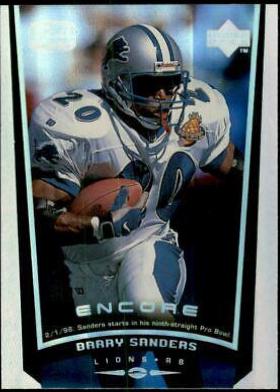 Barry Sanders #67 1998 Upper Deck Encore Football