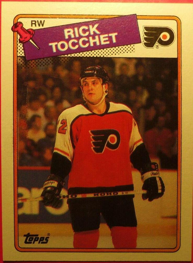 Rick Tocchet #177 Hockey Cards 1988 Topps