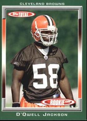 D'Qwell Jackson #455 Football Cards 2006 Topps Total