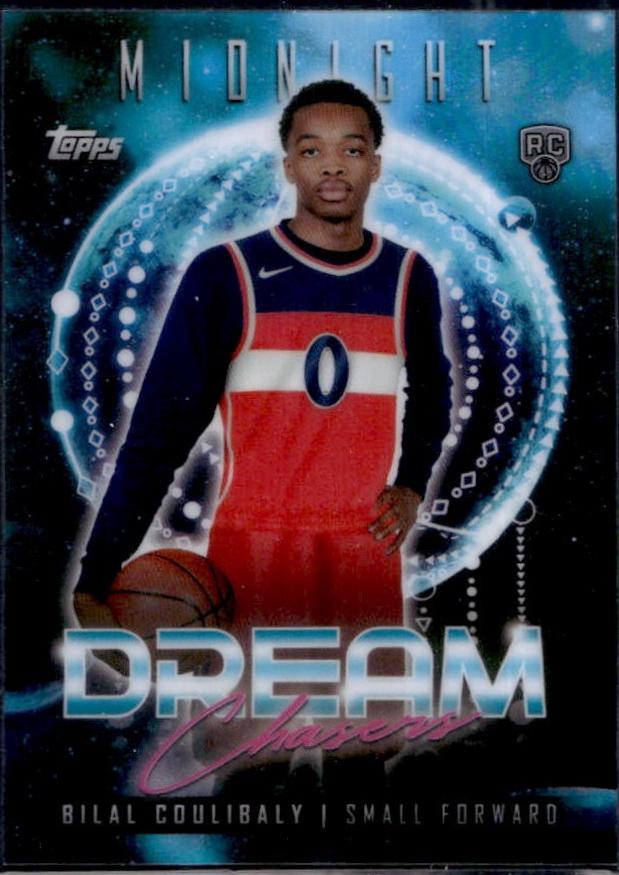 Bilal Coulibaly #DC-15 Basketball Cards 2023 Topps Midnight Dream Chasers