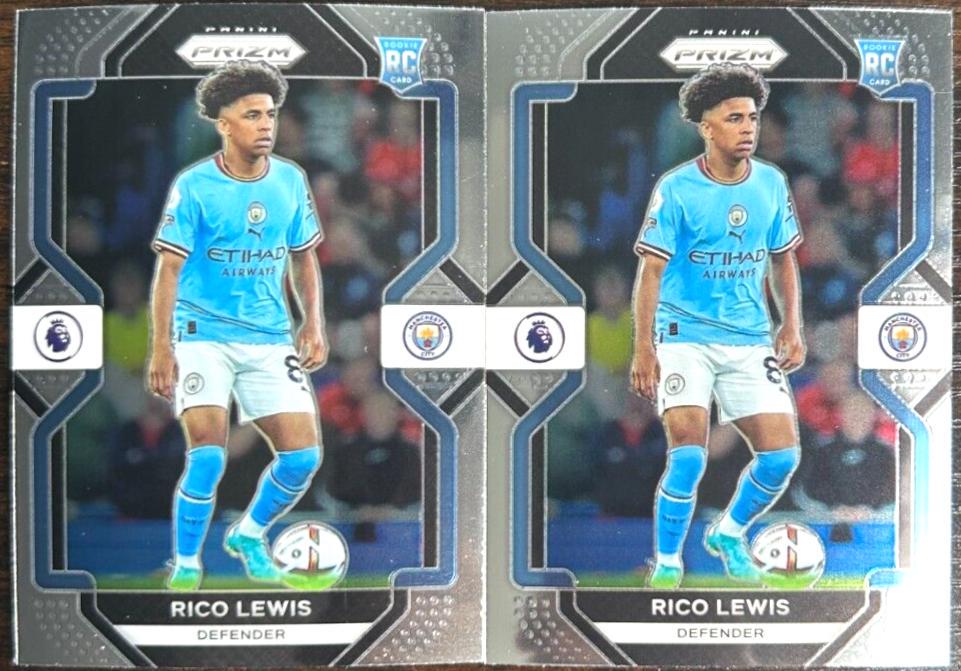 Rico Lewis #17 Soccer Cards 2022 Panini Prizm Premier League