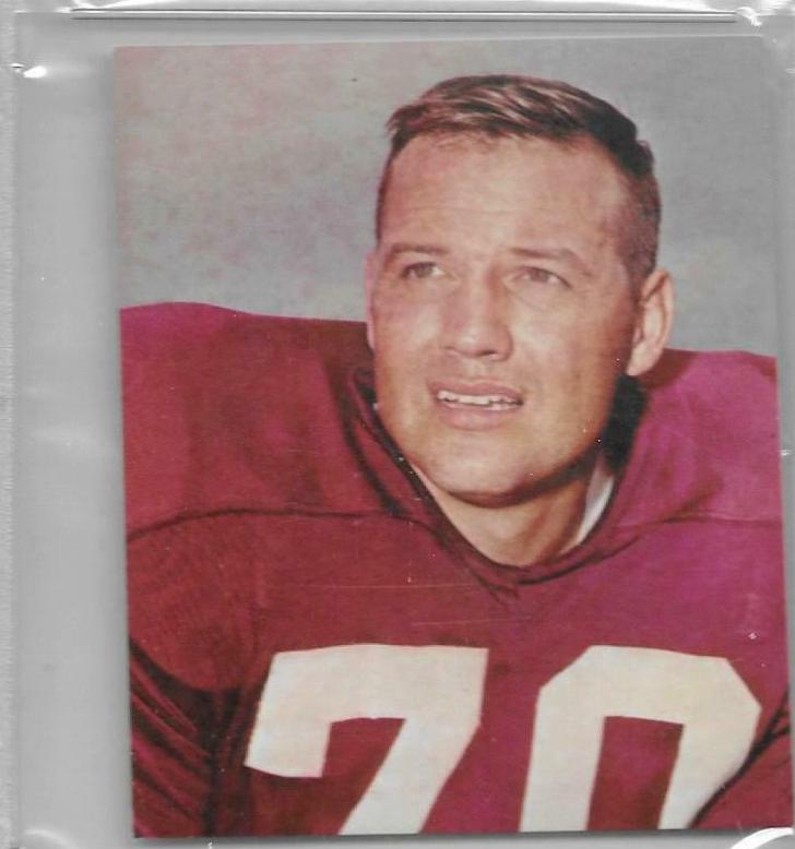 Sam Huff Football Cards 1964 Kahn's Wieners