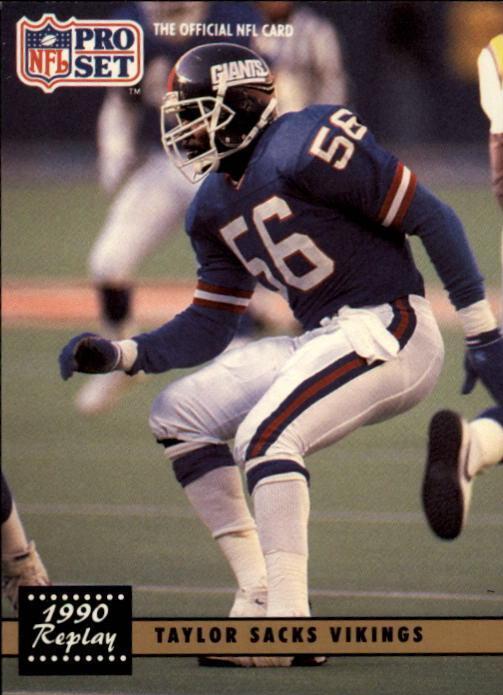 Lawrence Taylor #336 Football Cards 1991 Pro Set