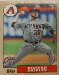 Braden Shipley #87-107 Baseball Cards 2017 Topps 1987