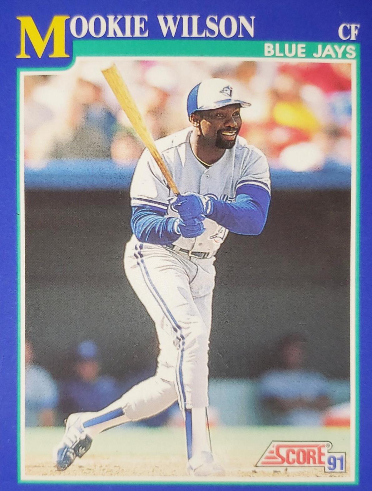 Mookie Wilson #42 Baseball Cards 1991 Score