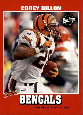 Corey Dillon #34 Football Cards 2001 Upper Deck Vintage