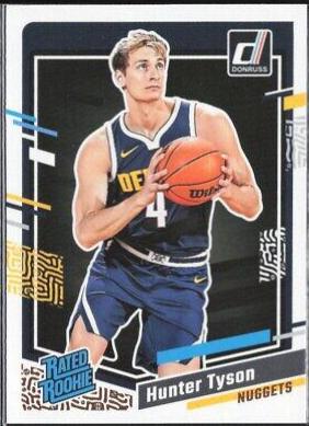 Hunter Tyson #201 Basketball Cards 2023 Panini Donruss