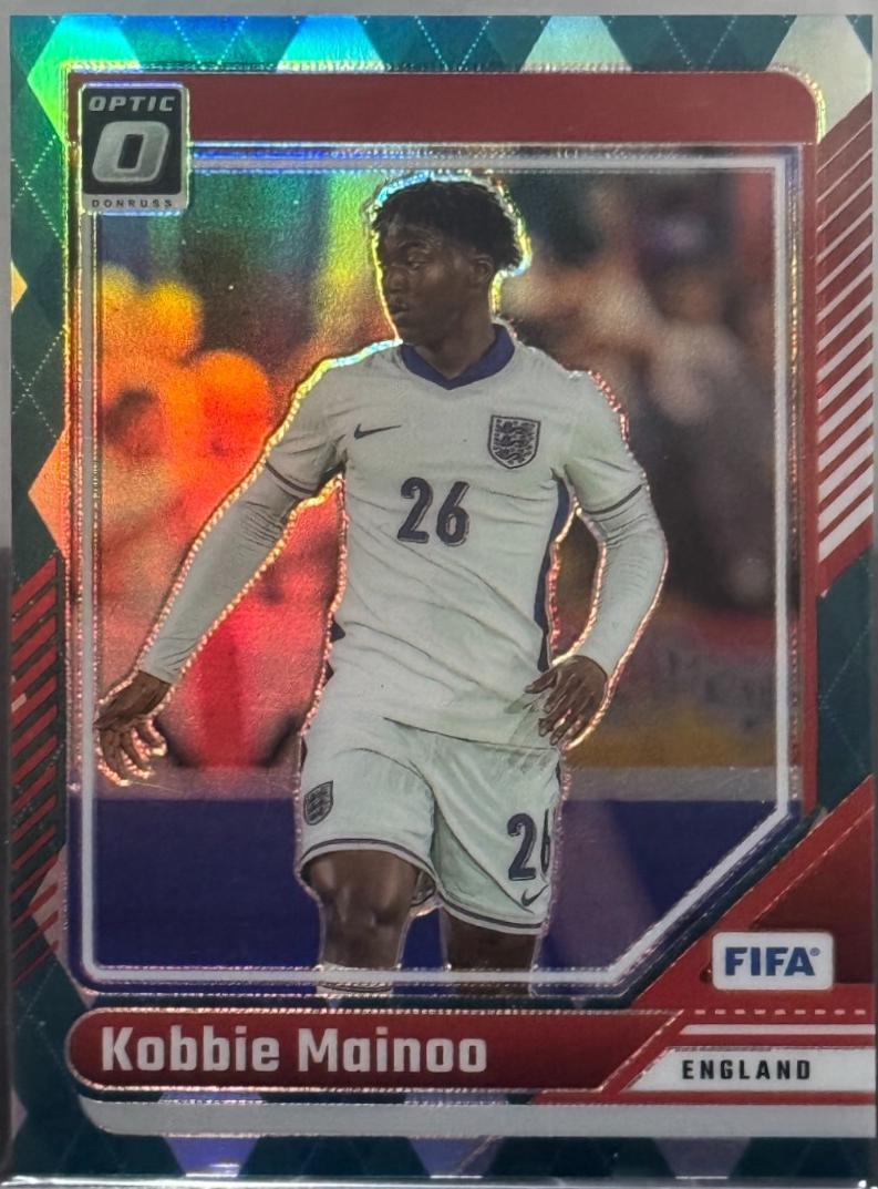 Kobbie Mainoo [Argyle Optic] #64 Prices | 2024 Panini Donruss