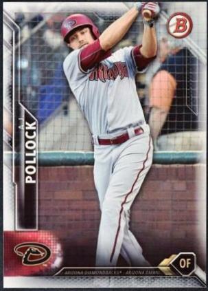 A.J. Pollock #4 Baseball Cards 2016 Bowman