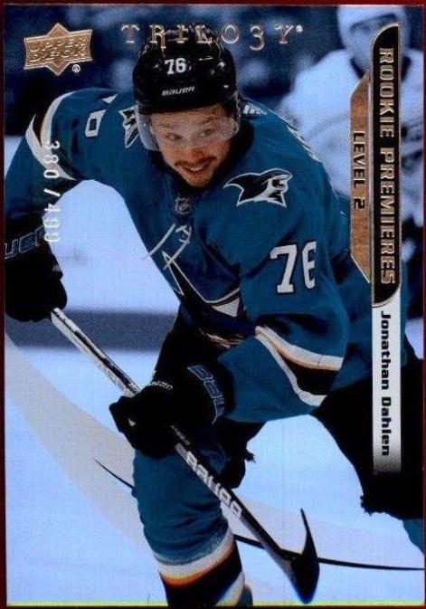 Jonathan Dahlen #46 Hockey Cards 2021 Upper Deck Trilogy