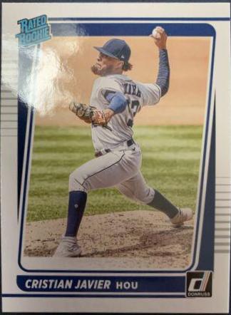 Cristian Javier #42 Baseball Cards 2021 Panini Donruss