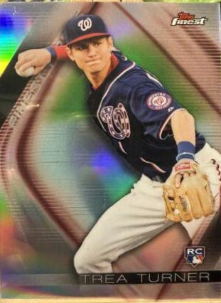 Trea Turner #FF-TT Baseball Cards 2016 Topps Finest Firsts