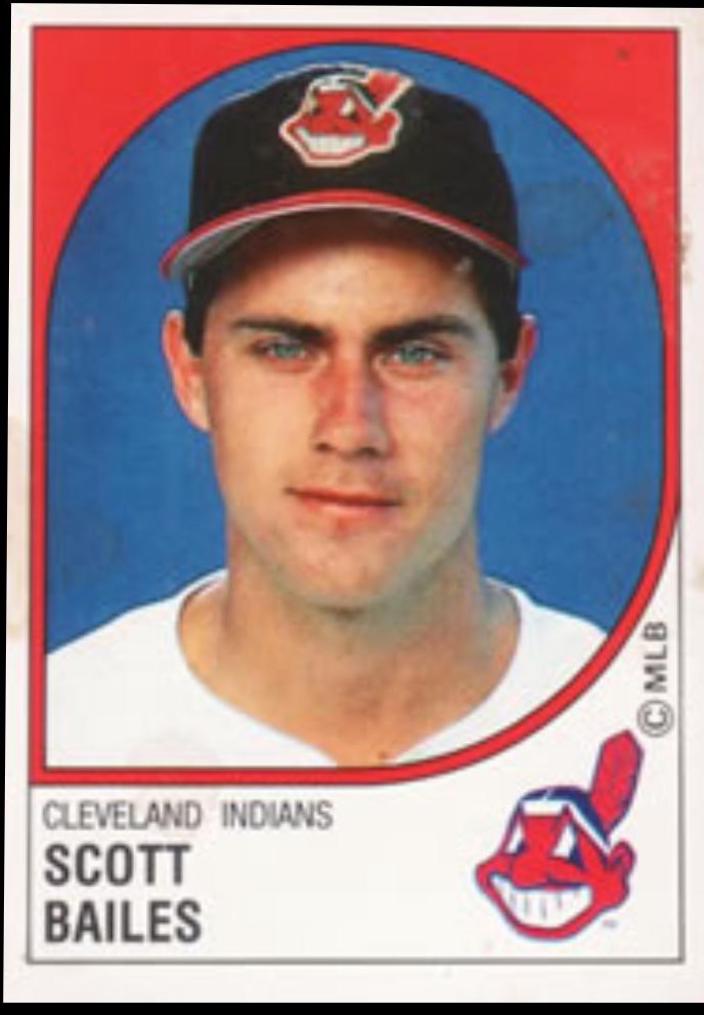 Scott Bailes #68 Baseball Cards 1988 Panini Stickers