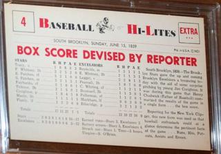 Box Score Devised