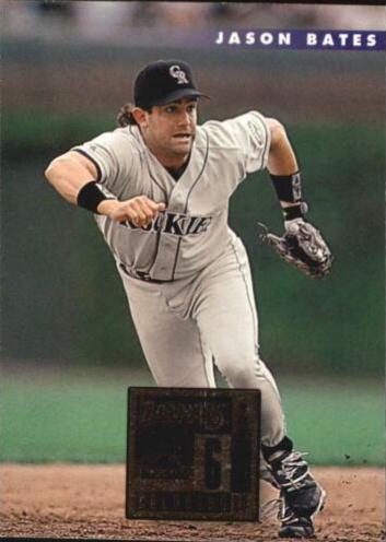 Jason Bates #2 Baseball Cards 1996 Panini Donruss