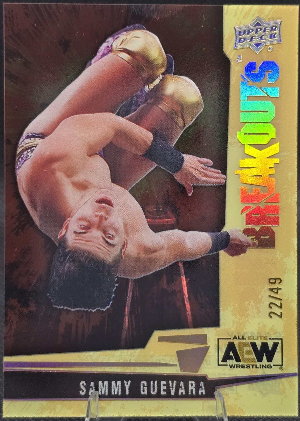 Sammy Guevara #BR-2 Wrestling Cards 2024 Upper Deck AEW Breakouts