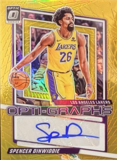 Spencer Dinwiddie #OG-DIN 2023 Donruss Optic Opti Graphs Basketball