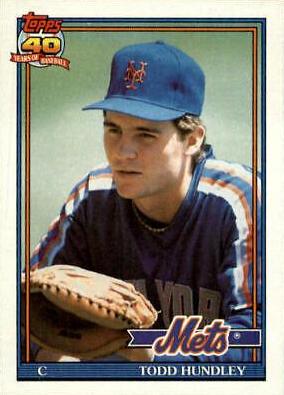 Todd Hundley #457 Baseball Cards 1991 Topps