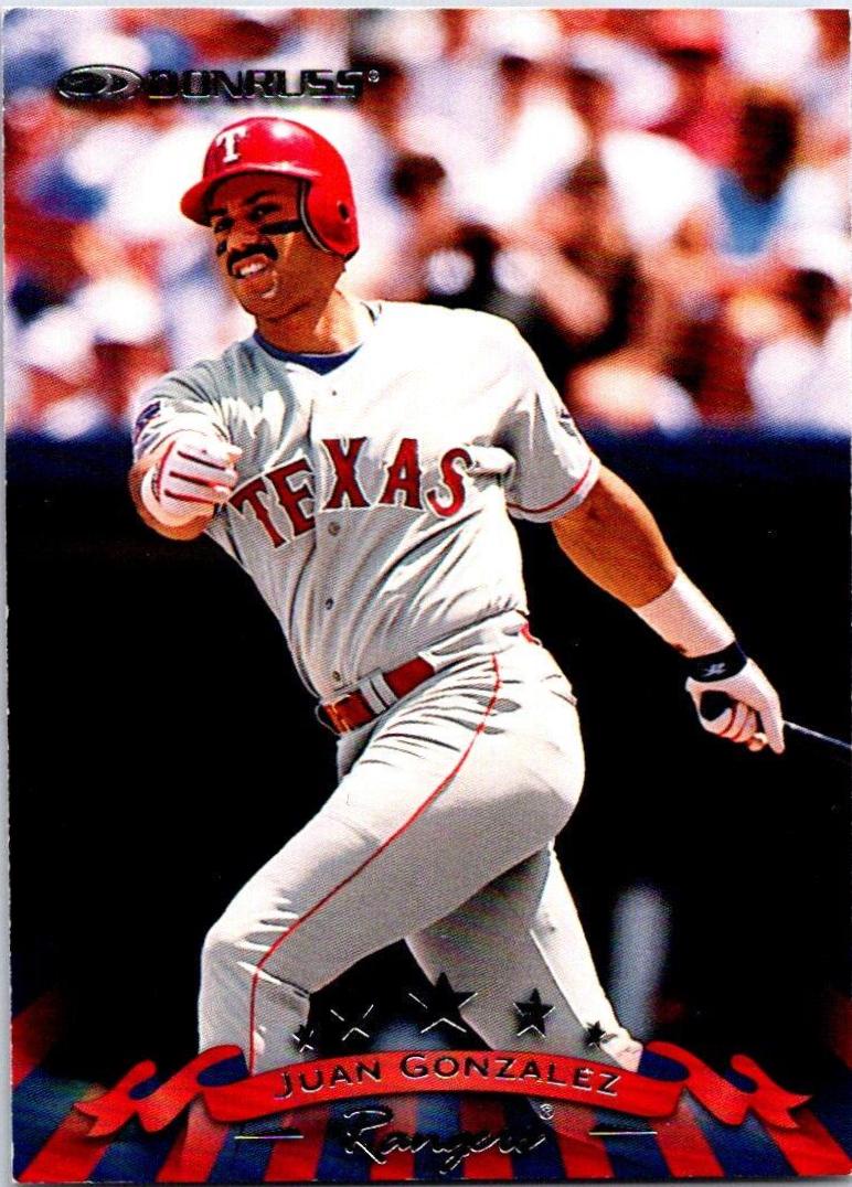 Juan Gonzalez #2 Baseball Cards 1998 Donruss