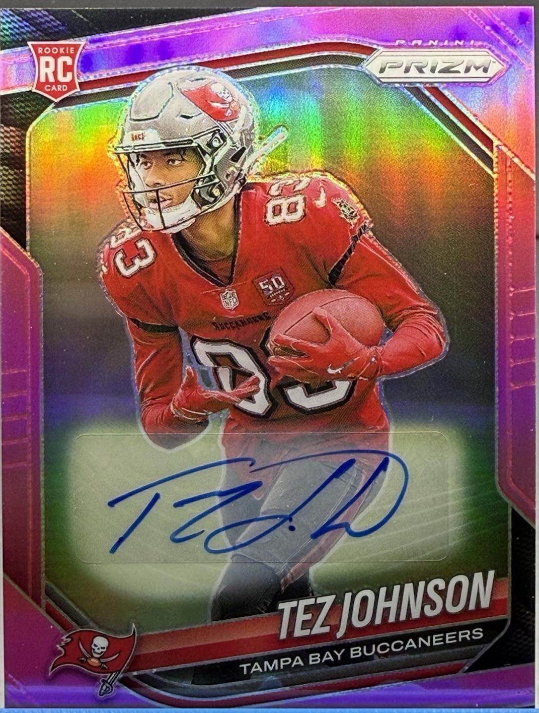Tez Johnson #381 2025 Panini Prizm Football