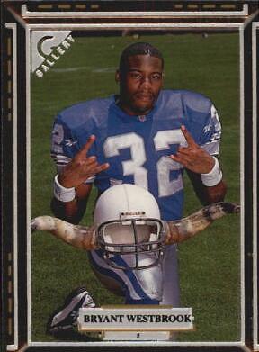 Bryant Westbrook #5 Football Cards 1997 Topps Gallery