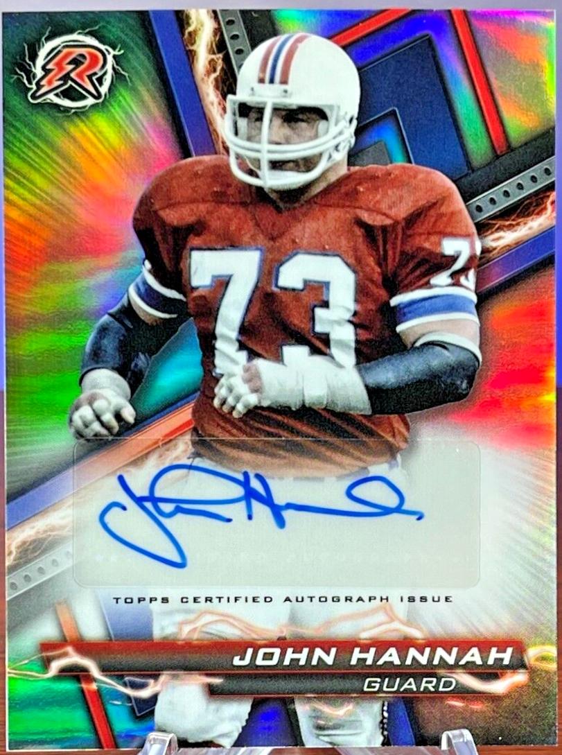John Hannah #RA-JH Football Cards 2023 Topps Composite Resurgence Signature