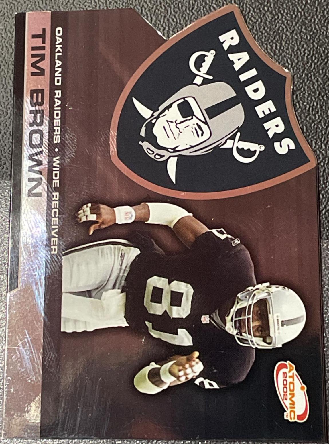 Tim Brown #68 Football Cards 2002 Pacific Atomic