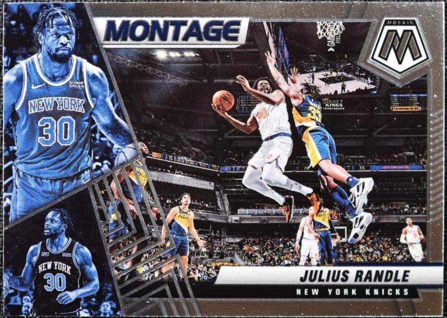 Julius Randle #3 Basketball Cards 2021 Panini Mosaic Montage