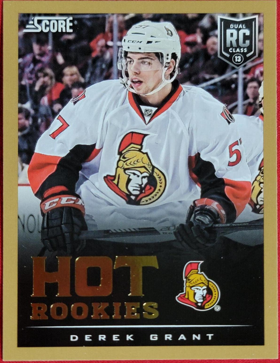 Derek Grant #594 Hockey Cards 2013 Panini Score