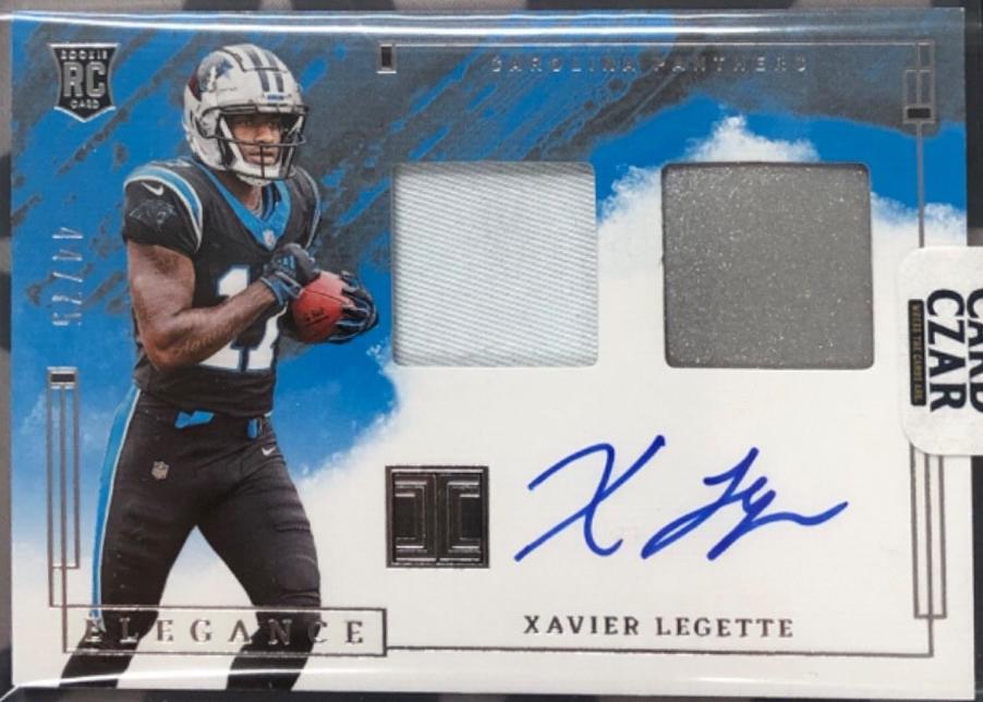 Xavier Legette #9 Football Cards 2024 Panini Impeccable Rookie Autograph