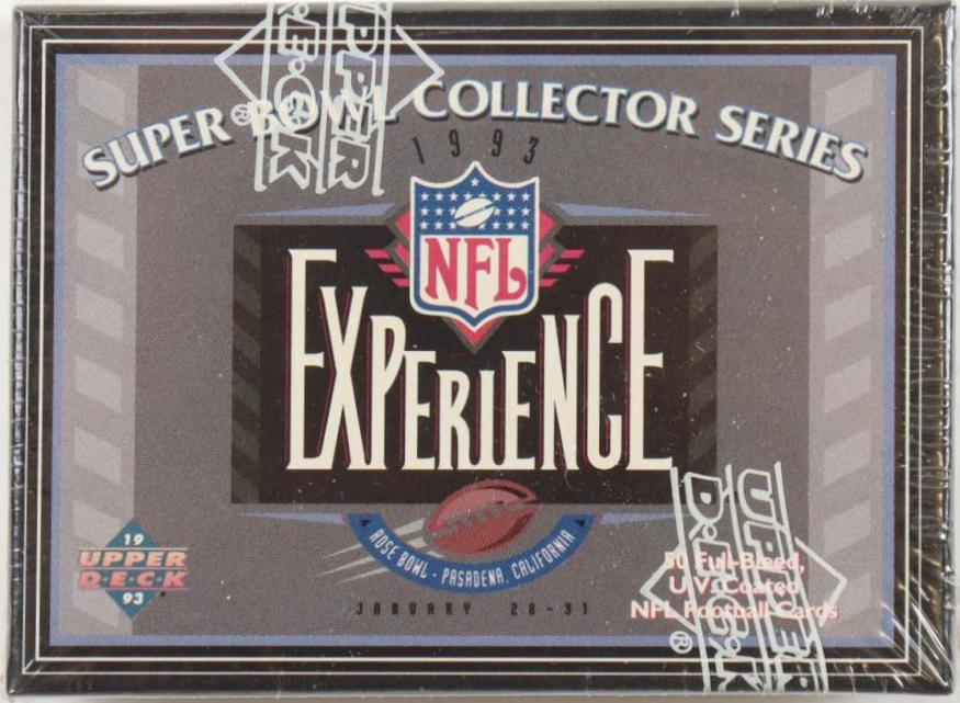 Super Bowl Collector Series Football Cards 1993 Upper Deck NFL Experience